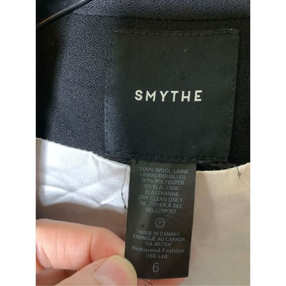 Smythe Classic Duchess Blazer in Slate women's size 6 - Picture 5 of 7